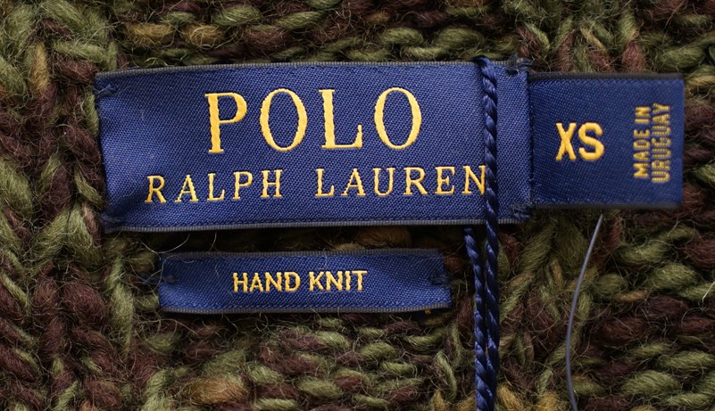 (���ե������) Ralph Lauren ����� ������ ���硼�� �����ǥ����� S Camo Wool Shawl Cardigan