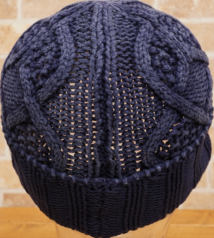 ラルフローレン Ralph Lauren アラン編み コットン ニットキャップ インディゴ Aran Knit Cotton Hat Indigo ラルフローレン アクセ バッグ等 Garyu ラルフローレン Rrl通販サイト