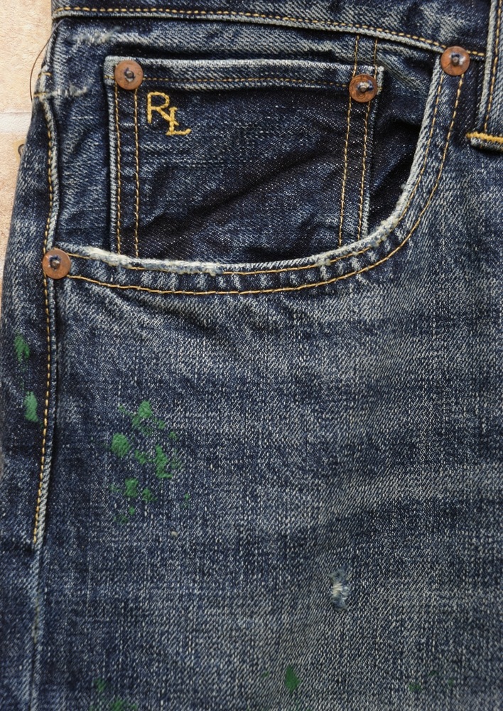 (ե) Ralph Lauren Varick  ȥ졼 ǥ˥ ڥ & ڥ 34  Slim Straight Jean