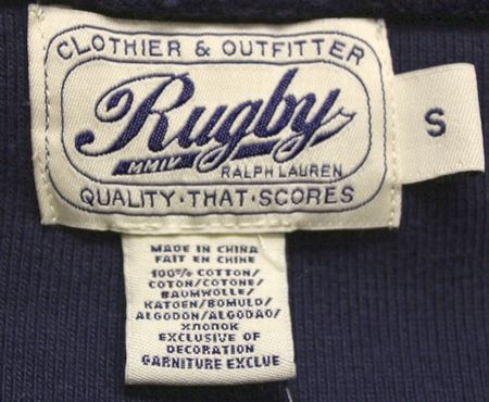RUGBY �ʥ��ե������ �饰�ӡ�) �ҥ�åڥ� �������å� �����ǥ����� �����å���ɥͥ��ӡ�