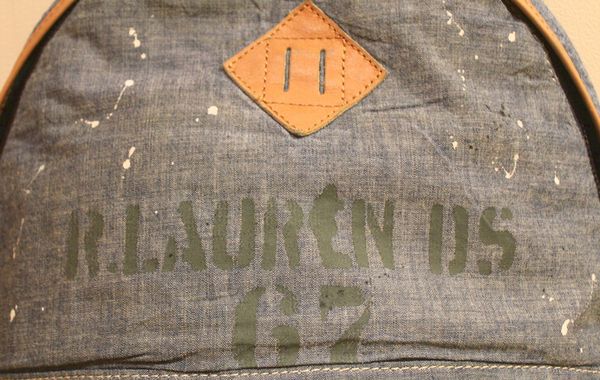 ���� DENIM&SUPPLY �ǥ˥�&���ץ饤 ���ƥ󥷥� �ץ��� �����֥졼 �쥶�� �Хå��ѥå�