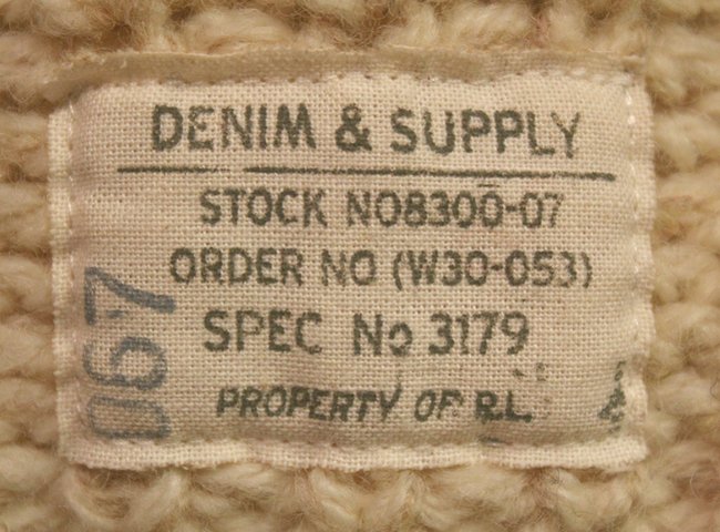 ���ե������ DENIM&SUPPLY �ǥ˥� & ���ץ饤 �ѥå��դ� �˥åȥ���å� �����åȥ��ɥ�����
