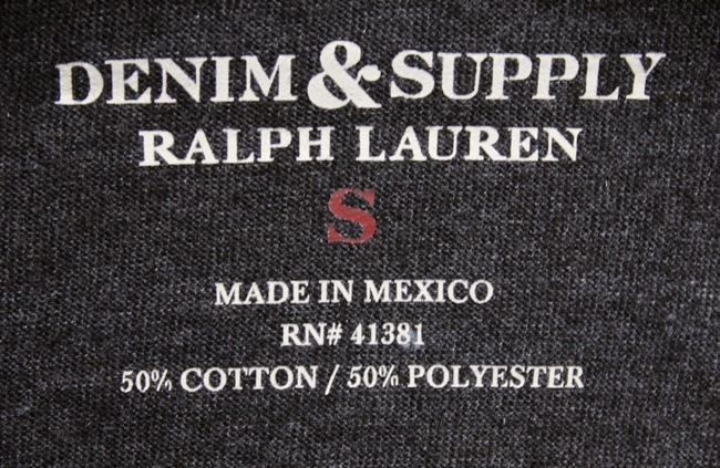 ���ե������ DENIM&SUPPLY �ǥ˥� & ���ץ饤 ����ǥ����� & ���� �ե���� ��åڥ� T�����