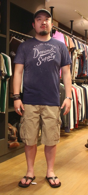 ���ե������ Denim&Supply �ǥ˥�����ץ饤 �����ץ��� �ԥ���� �����å���֥롼