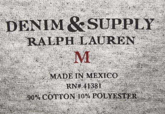 ���ե������ DENIM&SUPPLY �ǥ˥� & ���ץ饤 �����ץ��� V�ͥå� T����� M