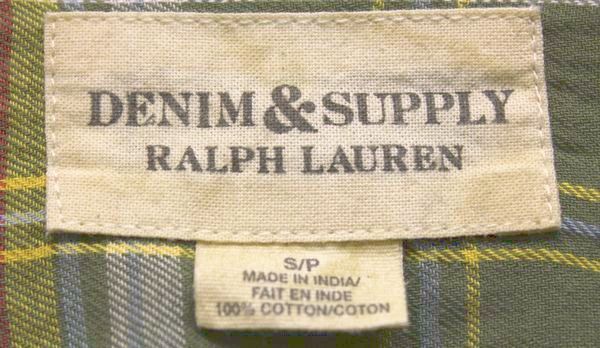 ���� DENIM&SUPPLY �ǥ˥�&���ץ饤 Ⱦµ�����å������ �ͥ���ܥ���