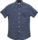 FAHERTY BRAND (�ե���ƥ� �֥���) �������� Ⱦµ ����� ����ǥ����֥롼 ��� Indigo Fleck Blue