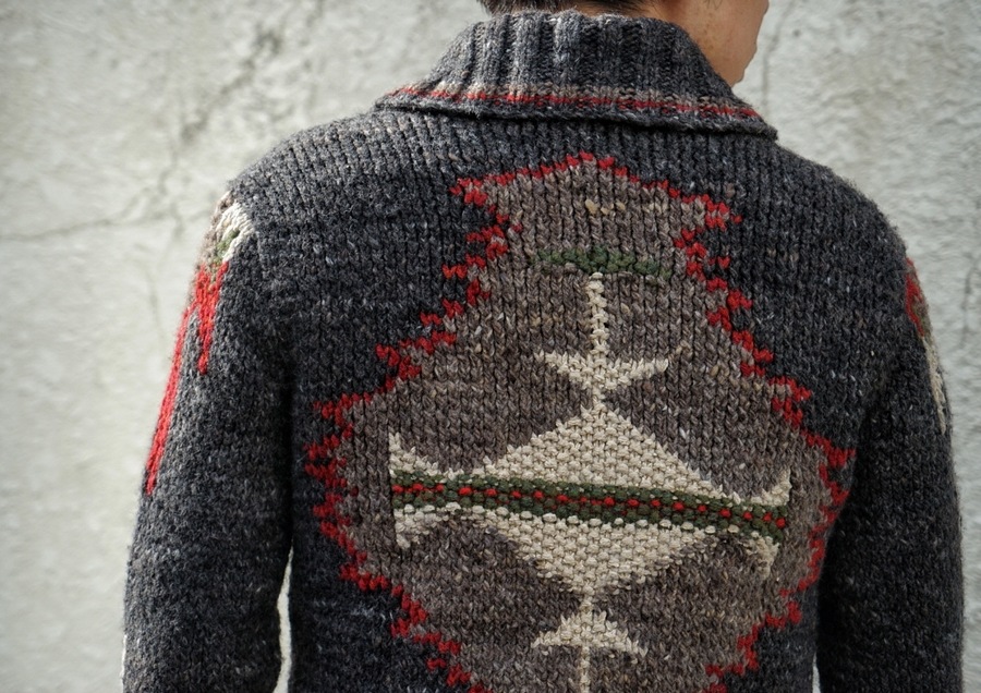 (���֥륢���륨��) RRL �ϥ�ɥ˥å� ������ ���륯 �����ǥ����� ���Ԥ� ���㥳���� ��� Hand Knit Cardigan