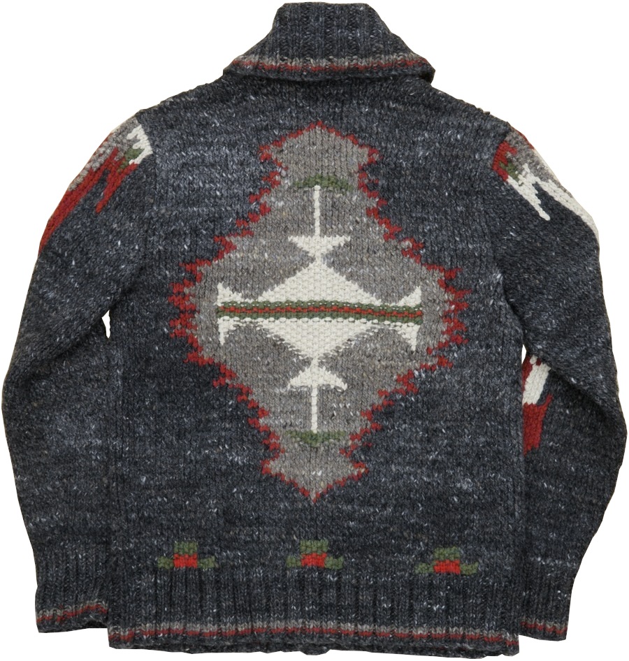 (���֥륢���륨��) RRL �ϥ�ɥ˥å� ������ ���륯 �����ǥ����� ���Ԥ� ���㥳���� ��� Hand Knit Cardigan