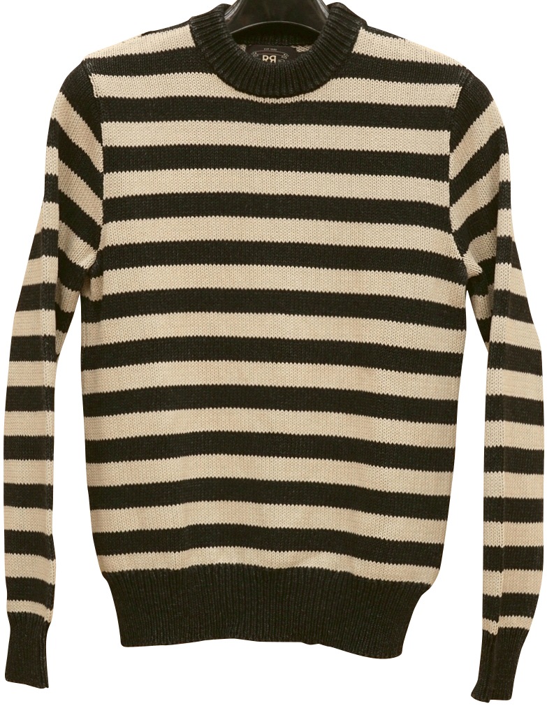 (֥륢륨) RRL  ǥ ȥ饤ץ åȥ   Indigo Striped Cotton Sweater