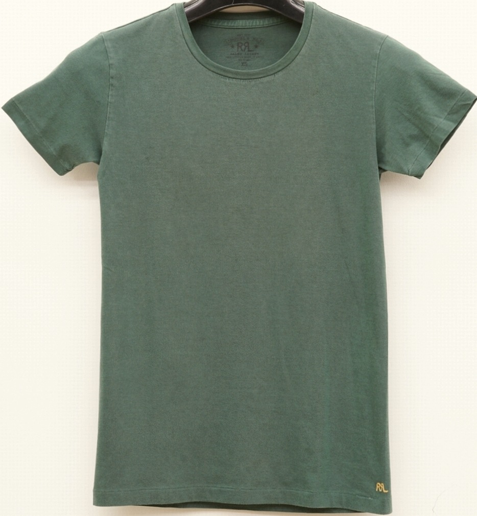 (֥륢륨) RRL 롼ͥå ԥ ɽ  եǥ ꡼ Crewneck Tshirt Faded Green