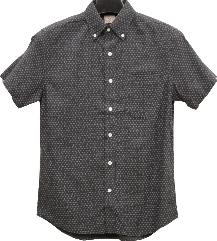 FAHERTY BRAND (�ե���ƥ� �֥���) �֥�å�����ǥ��� Ⱦµ ����� ��� Indigo Fleck Black