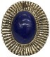 LHN Jewelry(���륨�������� ���奨�꡼) �ƹ��� �ϥ�ɥᥤ�� Byron ��� ��� x ��ԥ� ��� ��˥��å��� Brass Lapis ring