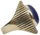 LHN Jewelry(���륨�������� ���奨�꡼) �ƹ��� �ϥ�ɥᥤ�� Byron ��� ��� x ��ԥ� ��� ��˥��å��� Brass Lapis ring