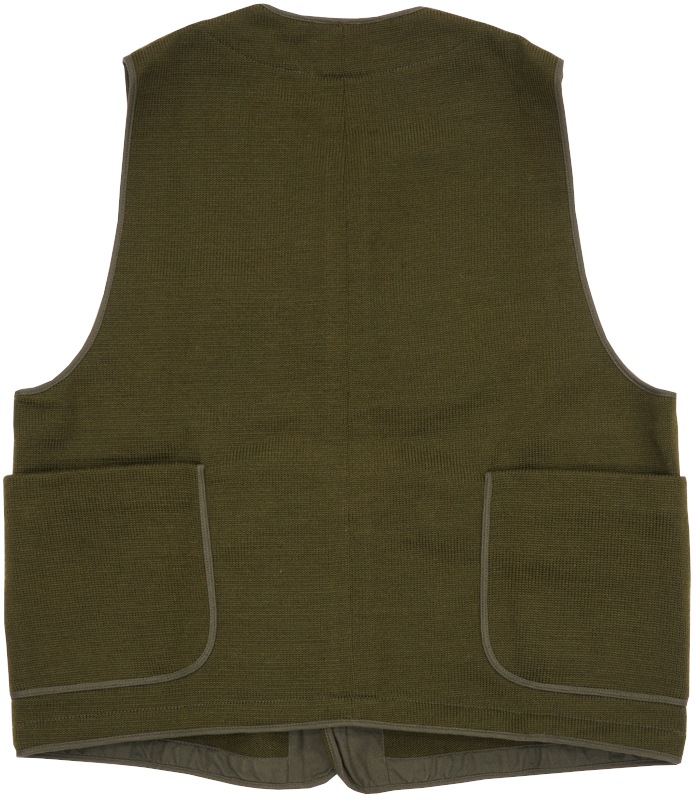 Dehen 1920(�ǡ��إ�) ������ �桼�ƥ���ƥ� �٥��� ���꡼�� ��� Knit Utility Vest Olive