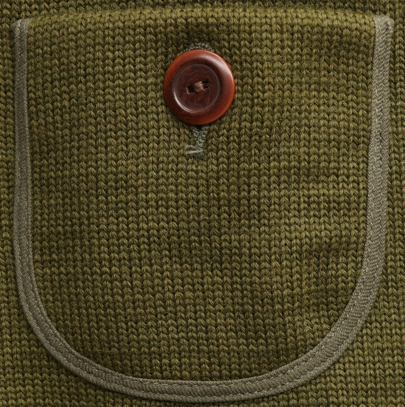 Dehen 1920(�ǡ��إ�) ������ �桼�ƥ���ƥ� �٥��� ���꡼�� ��� Knit Utility Vest Olive