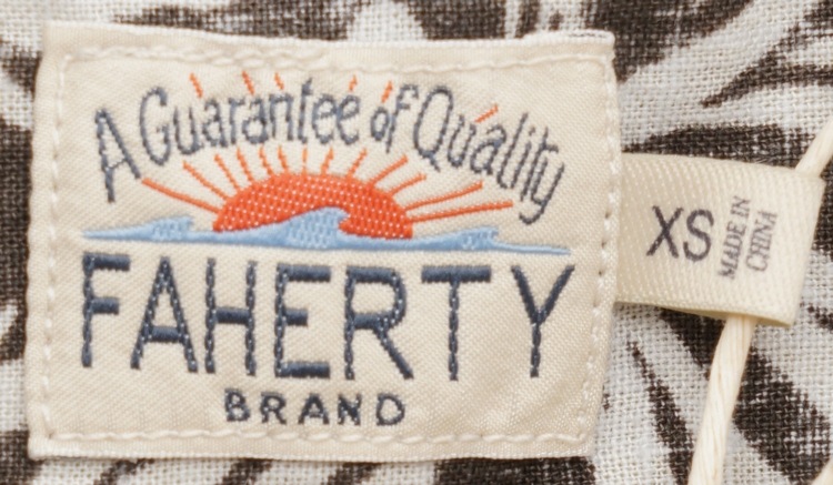 FAHERTY BRAND (�ե���ƥ� �֥���) ��С����ץ��� �֥�å��ե������ ��ͥ�֥��� Ⱦµ ����� ���� ���