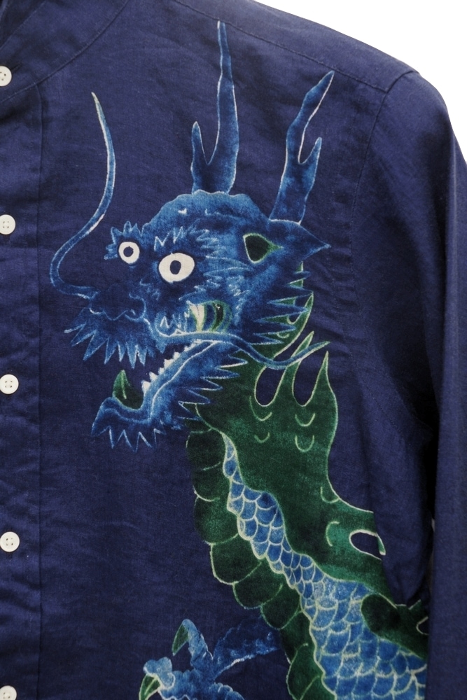 希少】ラルフローレン 龍プリント ポロシャツ