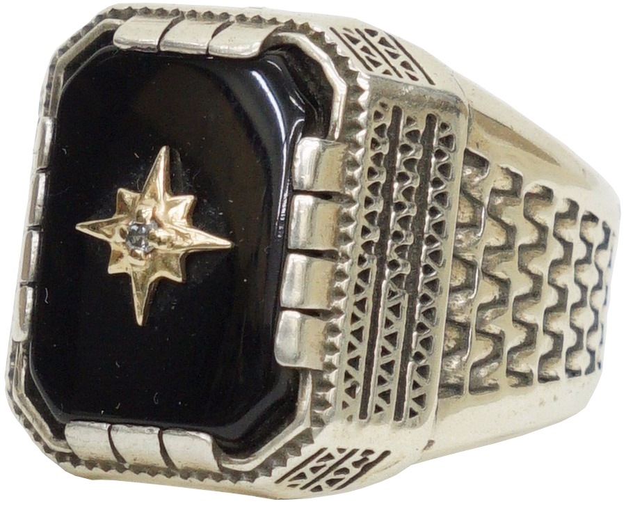 LHN Jewelry(���륨�������� ���奨�꡼) ����ꥫ�� �ϥ�ɥᥤ�� Compass Aztec ��� ��������� x ����С� x ���˥��� x ������� ��� ��˥��å���