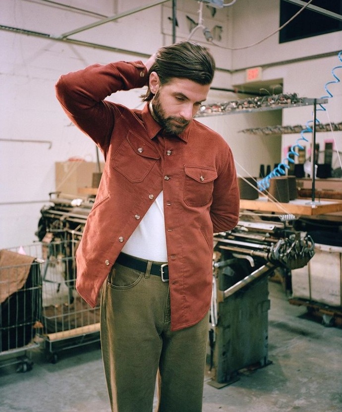 Dehen 1920(�ǡ��إ�) �⡼�륹���� �����С������ ���� ��� Crissman Overshirt Tobbaco