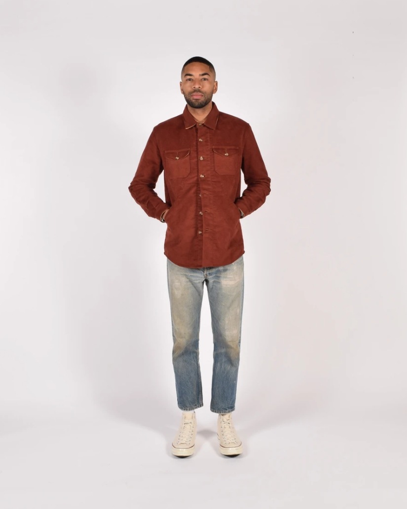 Dehen 1920(�ǡ��إ�) �⡼�륹���� �����С������ ���� ��� Crissman Overshirt Tobbaco