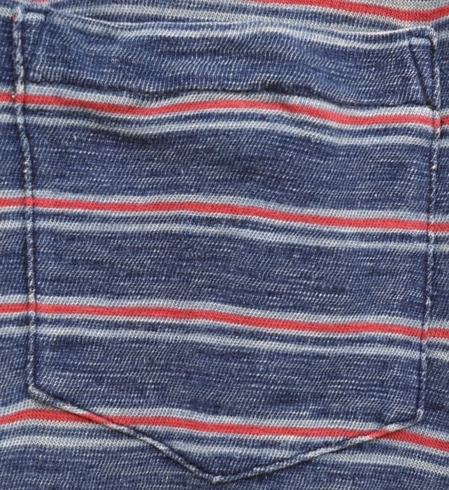 (֥륢륨) RRL ǥ ȥ饤ץ åȥ ݥå T  ֥롼ߥå  Striped Cotton Pocket Tshirt