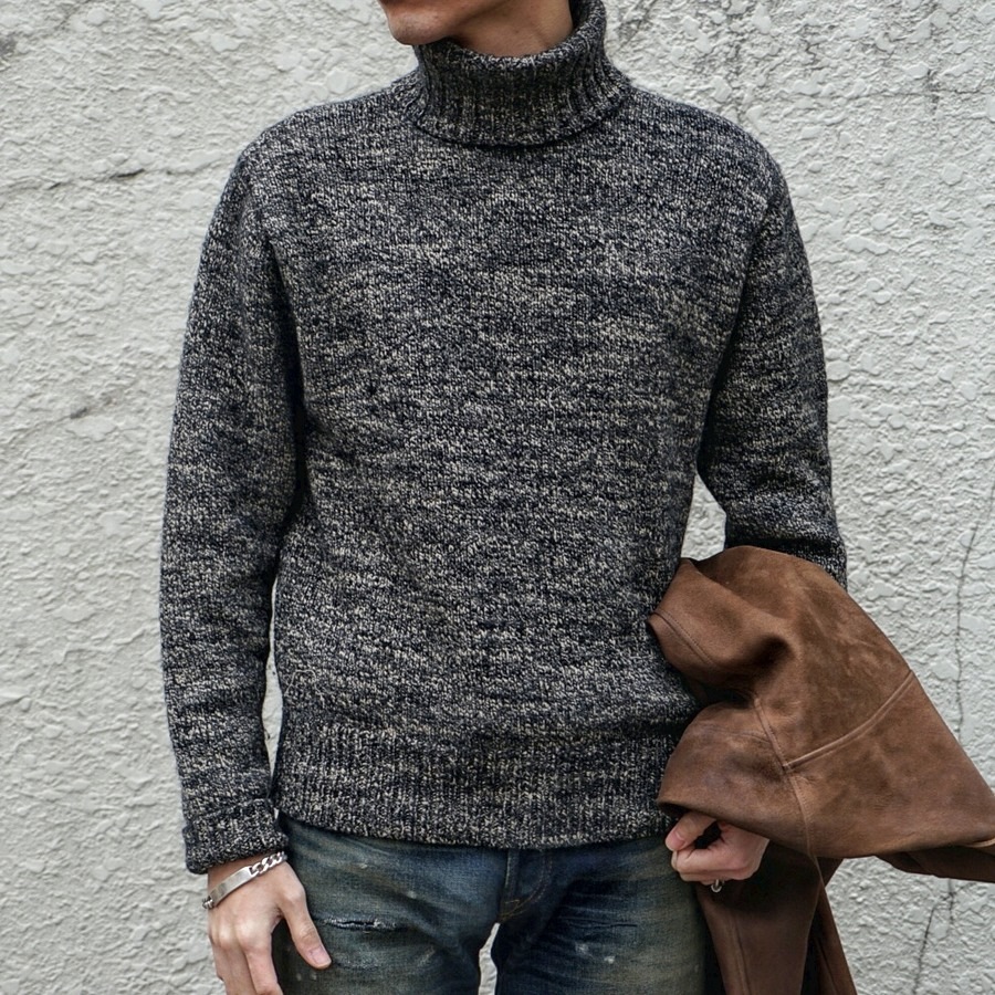 (֥륢륨) RRL ֥ ȥͥå  ߤ ֥å  Wool-blend Turtleneck Sweater