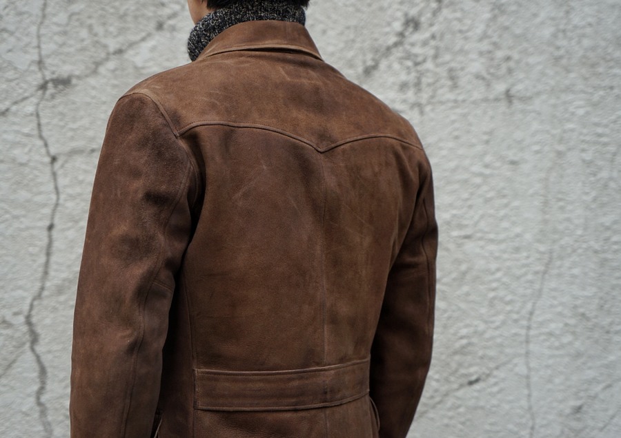 (���֥륢���륨��) RRL ��ե����� ���������� ������ �쥶�� ���ݡ��ĥ����� �֥饦�� ��� Roughout Suede Sportcoat