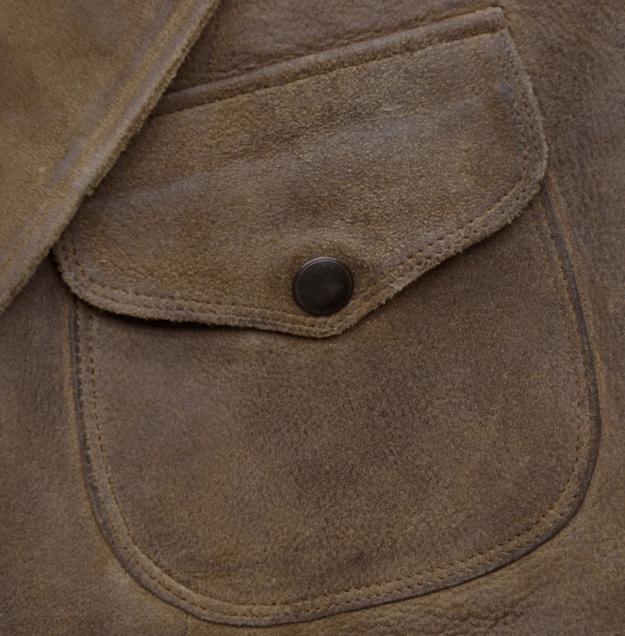 (���֥륢���륨��) RRL ��ե����� ���������� ������ �쥶�� ���ݡ��ĥ����� �֥饦�� ��� Roughout Suede Sportcoat