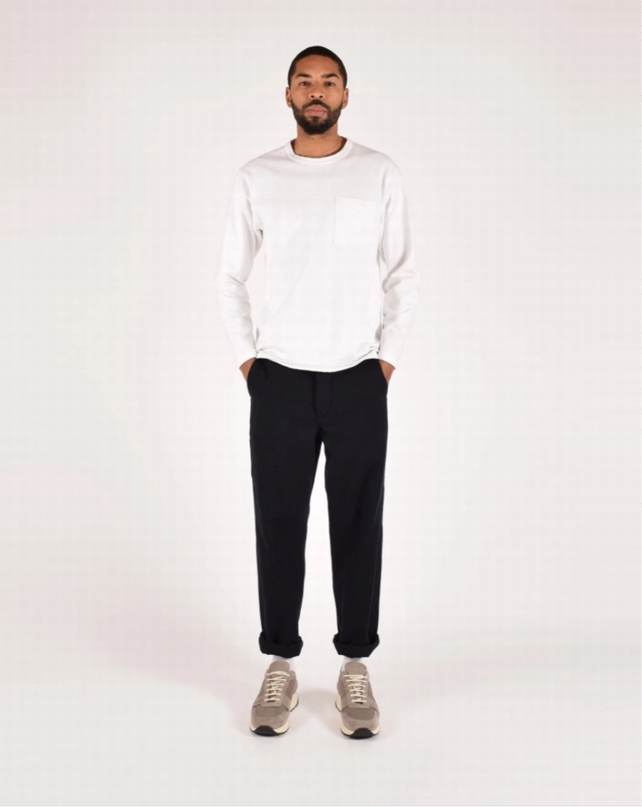 Dehen 1920(�ǡ��إ�) ����ꥫ�� �إӡ� �ǥ塼�ƥ��� �ݥ��å� ���� T����� �ۥ磻�� ��� eavy Duty Long Sleeve Tee