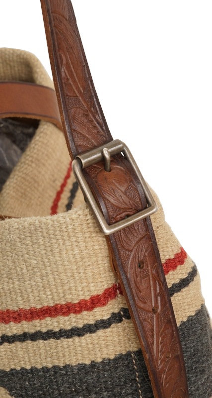 (���֥륢���륨��) RRL �꿥�� ������饰 �ͥ��ƥ����� Collins �ȡ��� �Хå� �����ϥ��� Hand Woven Southwestern Tote Bag