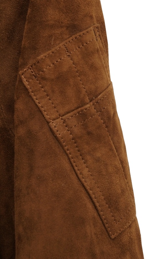 (���ե������) Ralph Lauren ������ ���������� �ܥ�С����㥱�å� �쥶�� ��� Suede Bomber Jacket