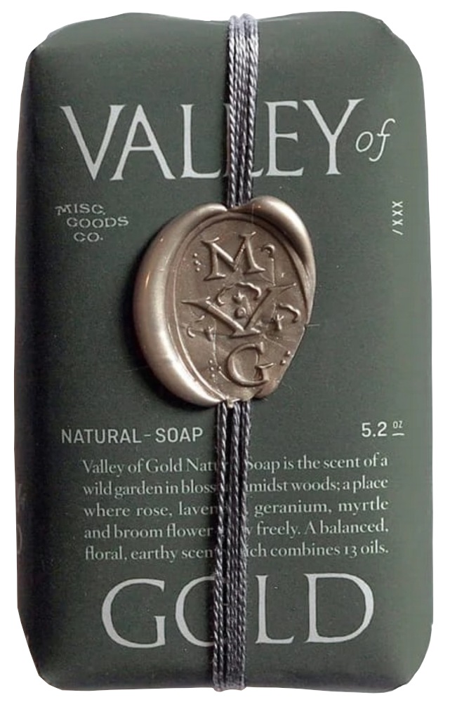 Misc. Goods Co. Valley of Gold �ʥ����� ������ Natural Soap ����ꥫ�� �ѥ�٥�ե꡼ �ӡ�����ե��ɥ꡼
