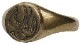 LHN Jewelry(���륨�������� ���奨�꡼) �ƹ��� �ϥ�ɥᥤ�� �ߥ� ������� ��� ����� Mini Swallow Ring Brass