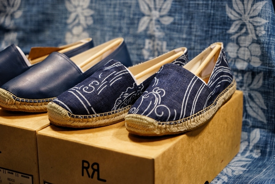 (֥륢륨) RRL ǥ ĥ ѥɥ꡼  ϥ磻ץ  Indigo Twill Espadrille