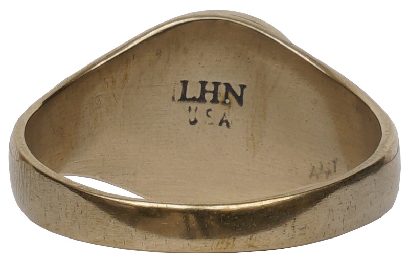 LHN Jewelry(���륨�������� ���奨�꡼) �ϥ�ɥᥤ�� �ߥ� ������ ��� ��� �ɥ��� ��� ��˥��å��� Mini Skull Ring Brass