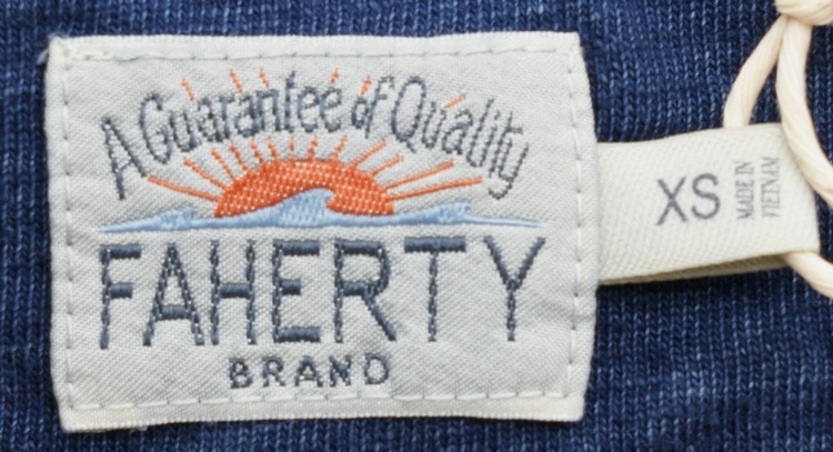 FAHERTY BRAND (ファリティ ブランド) 本藍染め インディゴ ポケット T FAHERTY BRAND (ファリティ ブランド) 本藍染め インディゴ ポケット T
