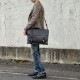(���֥륢���륨��) RRL �����ꥢ��쥶�� Corbin �֥꡼�ե����� �֥�å� Leather Briefcase Black