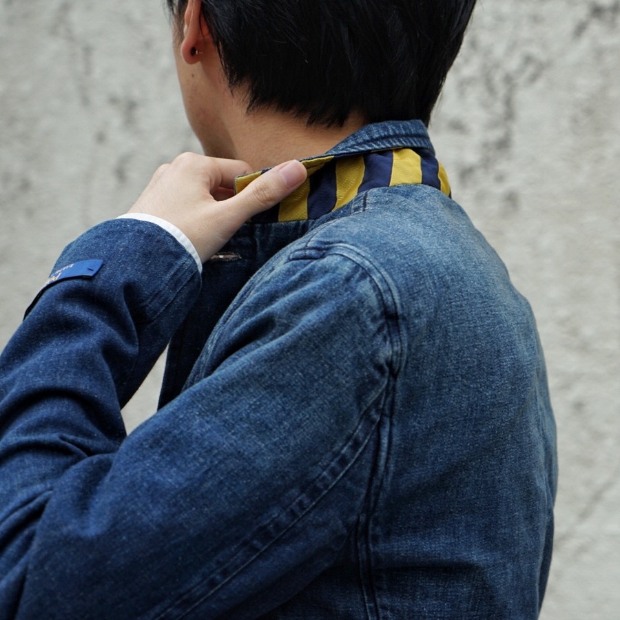 (���ե������) Ralph Lauren �������� �ǥ˥� ���ݡ��ĥ����� �ơ��顼�� ����ǥ��� ��� Polo Soft Denim Sport Coat