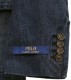 (���ե������) Ralph Lauren �������� �ǥ˥� ���ݡ��ĥ����� �ơ��顼�� ����ǥ��� ��� Polo Soft Denim Sport Coat