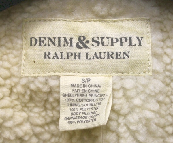 ���ե������ DENIM&SUPPLY �ǥ˥� & ���ץ饤 �ܥ� ������ơ��� �ù� �ǥ˥ॸ�㥱�å� ���� S