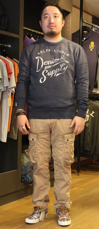 ���ե������ Denim&Supply �ǥ˥�����ץ饤 �����ץ��� �������å�