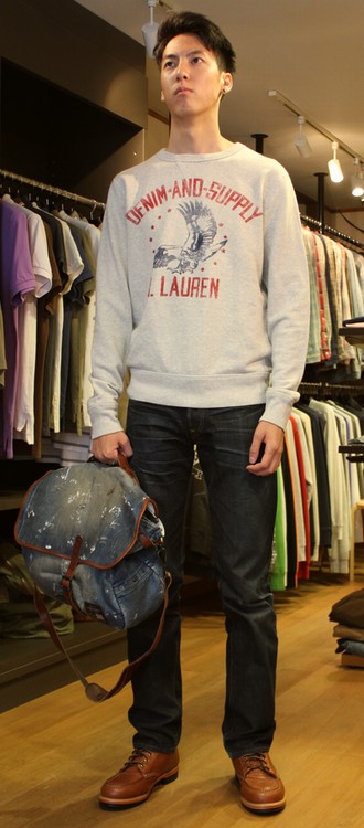 ���ե������ Denim&Supply �ǥ˥�����ץ饤 �������� �� ���� �ץ��� �������å� ���졼