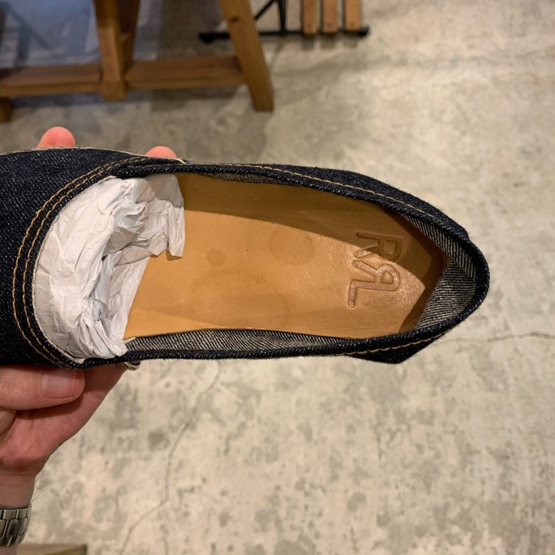 (���֥륢���륨��) RRL �������� �������ǥ˥��� �����ѥɥ꡼�� ��� Denim Espadrille