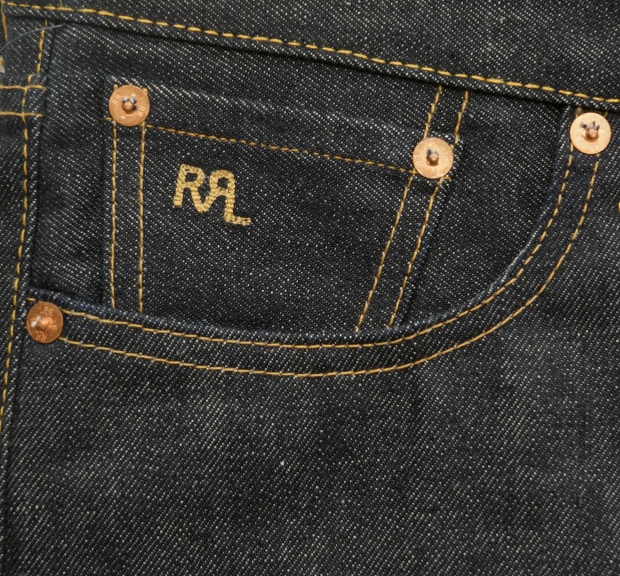 (���֥륢���륨��) RRL ��ߥƥåɥ��ǥ������ ���ȥ졼�� ������ �Хå���Хå� �������ǥ˥���� �ꥸ�å� Limited Edition Straight Jean Rigid