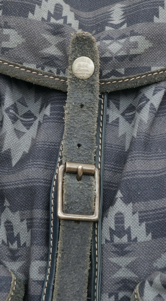 (֥륢륨) RRL  ȥ Х åå Хåѥå ͥƥ 쥶 Suede Trim Rucksack