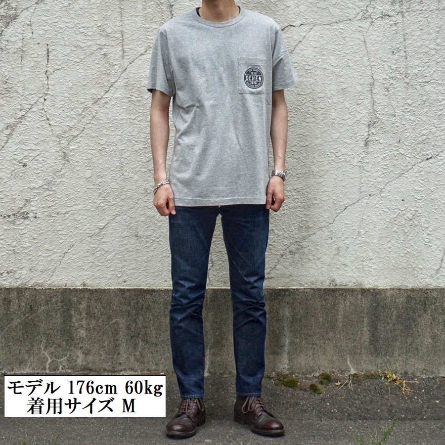 Dehen 1920(�ǡ��إ�) �϶�100��ǯ ���� �����꡼��ץ��� �ݥ��å� T����� ���꡼�� ����ꥫ�� 100 Year Anniversary Single Pocket Tee Cream