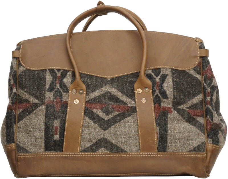 (���֥륢���륨��) RRL ���Ԥ� �����ꥢ��쥶�� x �ͥ��ƥ��� �饰 �Хå� Handwoven Rug Pecos Duffel