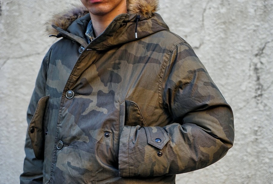 (֥륢륨) RRL  Travis ե ȥ åȥ֥ ե ѡ  º  Faux Far Trim Camo Parka