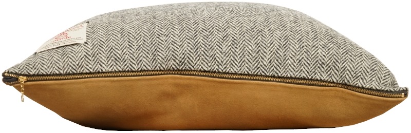 (���֥륢���륨��) RRL �ϥꥹ�ĥ����� & ���������� ���å���� �쥶�� Harris Tweed & Suede Pillow
